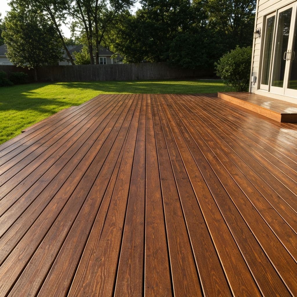 After - Cedar Deck Restaining — Oakville, ON
