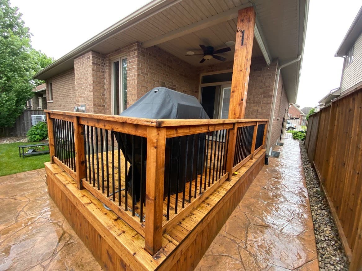 After - Deck Restaining — Oakville, ON