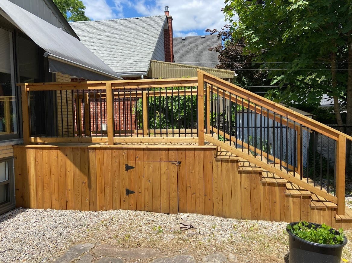 Before - Fence Staining — Halton Region