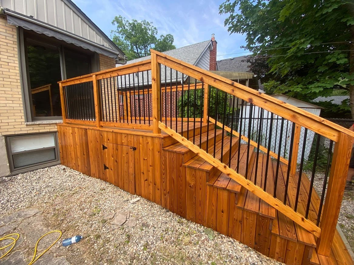 After - Fence Staining — Halton Region